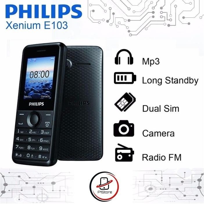 Philips Xenium E103 - 1.8'' - Dual Sim GSM - NEW  