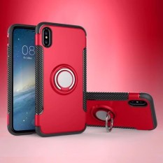 Kasus Telepon untuk Apple iPhone 7 Plus dengan Lingkaran Penahan Stand Penyangga, 360 Derajat Dapat Disesuaikan Lingkaran Pegangan Penyangga Kompatibel dengan Magnetik Mobil Dudukan Anti-sidik Jari Ramping Teluk Kecil-Internasional