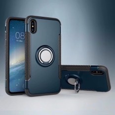 Kasus Telepon untuk Apple iPhone 7 dengan Lingkaran Penahan Stand Penyangga, 360 Derajat Dapat Disesuaikan Lingkaran Pegangan Penyangga Kompatibel dengan Magnetik Mobil Dudukan Anti-sidik Jari Ramping Teluk Kecil-Internasional