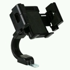 Phone Holder atau Holder HP/GPS untuk Motor Matic/Bebek - Hitam