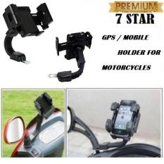 Phone Holder Universal Motor Untuk HP / GPS - Hitam