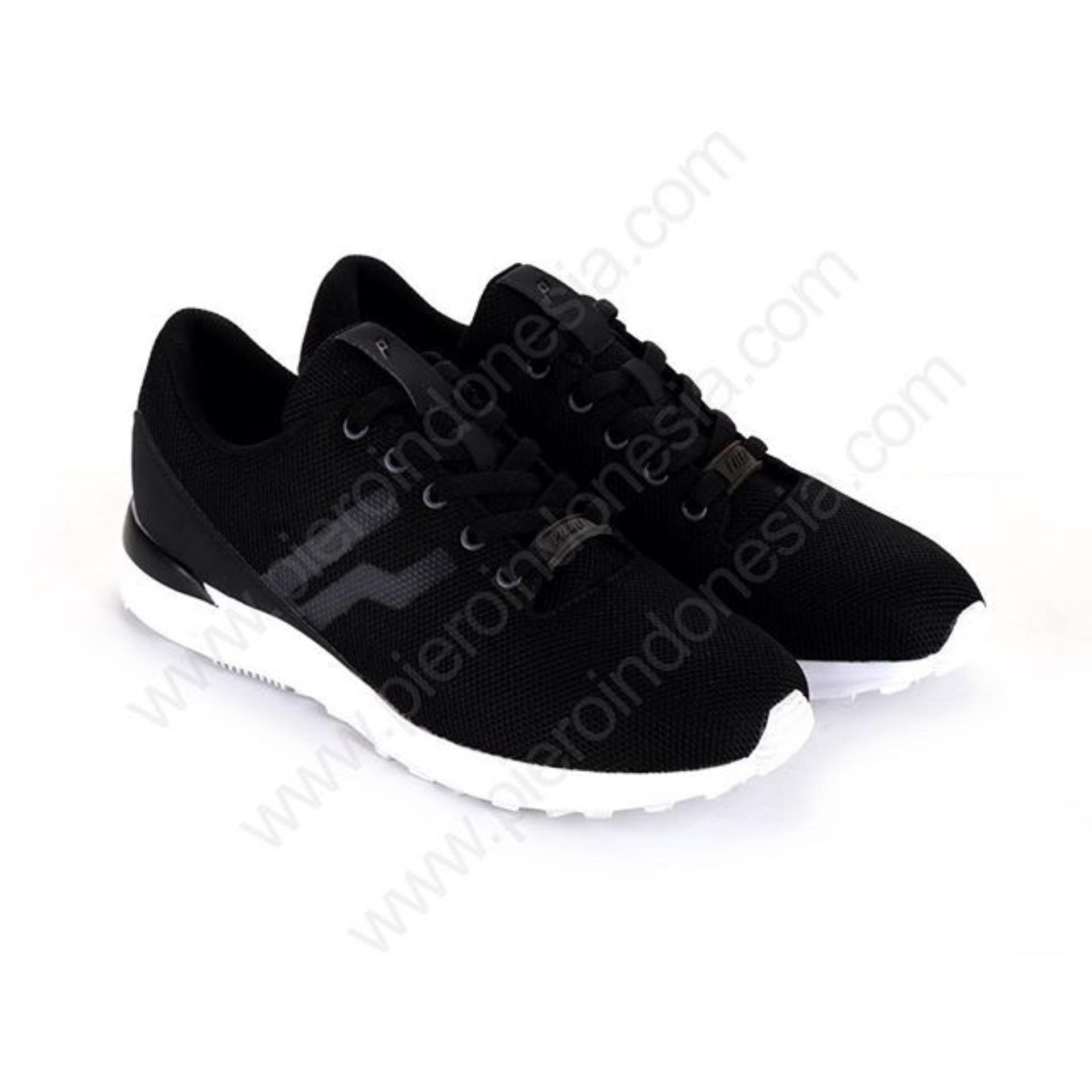 Piero Sepatu Sneakers Vx9 Monochrome - Black White