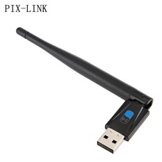 PIX - LINK Wireless USB WIFI LAN Adapter Receiver Card NIC for TV HD Network Player with Antenna - intl