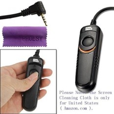 Pixel Remote Control Shutter Kabel Kabel L1 untuk Panasonicand Kamera Leica dengan Kain Pembersih Layar Pholicy, ReplacesPa-Intl