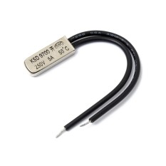 Plastik/Bimetal 50 ℃ Saklar Pengendali Suhu Termostat Normal Terbuka/Tertutup-Intl