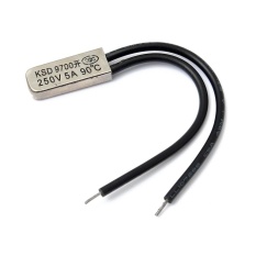 Plastik/Bimetal 90 ℃ Saklar Pengendali Suhu Termostat Normal Terbuka/Tertutup-Intl