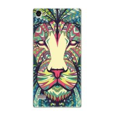 Plastik PC Gambar Singa Kartun For Kasus Lenovo VIBE X2 (aneka Warna)
