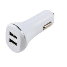 Cincin Lapisan Double USB Pengisi Daya Mobil 2.1 Cerdas Distribusi Saat Ini-Intl