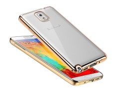 Plating Rubber Lembut TPU untuk Samsung Galaxy Note 3/
N9008V/N9005/N9006/N900