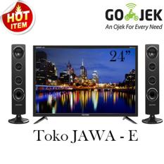 POLYTRON Cinemax 24T810 LED TV 24 Inch + Speaker Suara Mantap