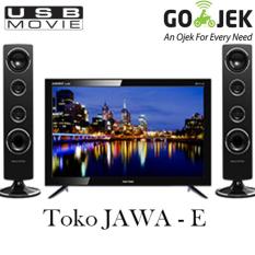 POLYTRON PLD24T8511 LED TV Layar 24 Inch + Speaker Suara MANTAP JIWA