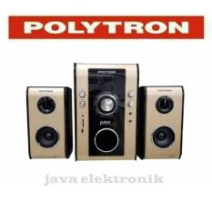 POLYTRON promo sepeker warlles suara bass pma9503 coklat