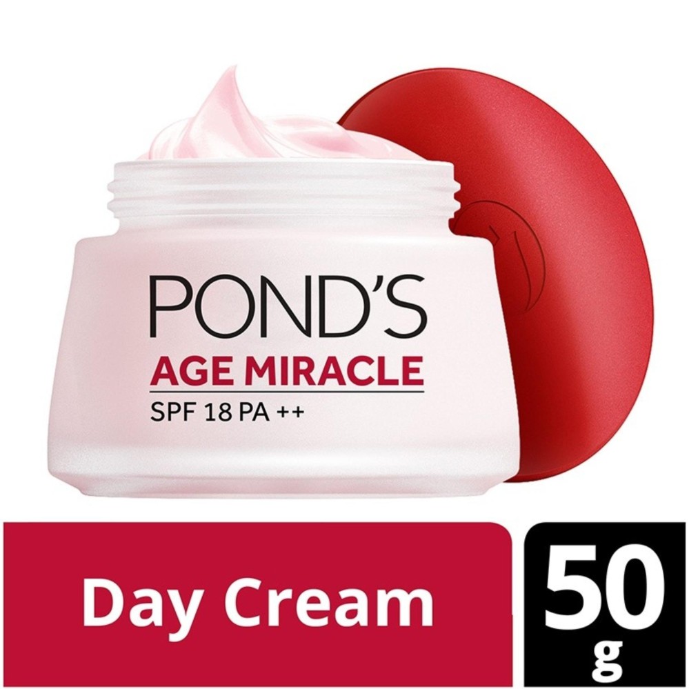 Pond's Age Miracle Day Cream Wrinkle Corrector SPF 18 - 50gr - Ponds Cream Pencerah dan Anti Aging