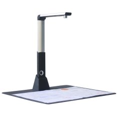 Portable 10.0 Mega Pixel Berkecepatan Tinggi Kantor Bank Dokumen A3 A4 A5 Photo Book ID Video Cam Scanner Visualizer