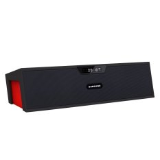 Portable Bluetooth Wireless Speaker (Black Red)