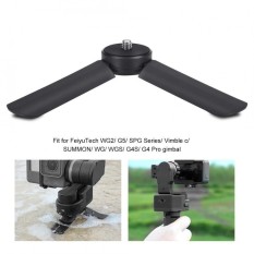Portable Folding Camera Gimbal Tripod Fotografi Selang Waktu Stand Mount Holder dengan 1/4
