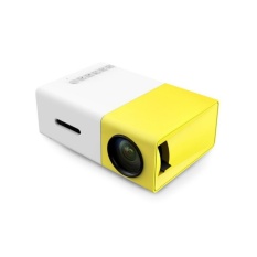 Portable Mini LCD Proyektor, Multimedia 1080 P LED Pico Mobile Proyektor untuk Home Cinema Theater Video Film, Dukungan Musik TXT dengan HDMI/TF/USB/AV Input Kompatibel dengan Smartphone PC dan Laptop-Intl