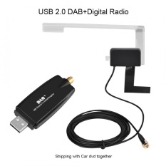 Portable USB2.0 Car Digital Radio Receiver DAB+ DAB Radio Tuner Stick w/ Antenna for Android