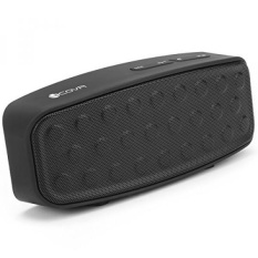 Portable Wireless Bluetooth Speakers - Forcovr Outdoor Travel Bluetooth 4.2 Stereo Bass Speaker Built-In Dual Driver with Subwoofer,Built-in Microphone,Handsfree Calling,FM Radio,TF card slot ,Black - intl