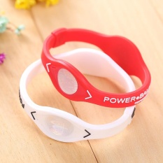Power Balance Energi Kesehatan Asli Gelang Silicone Hologram Acak Warna-Intl