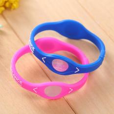 Power Balance Energi Kesehatan Asli Gelang Silicone Hologram Warna Acak