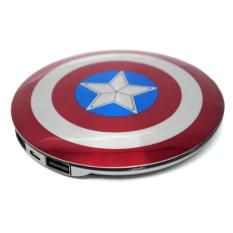 Power Bank Perisai Captain America 2 Port 6800mAh