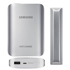Powerbank Samsung Premium 10200 mAh Fast Charging USB Type-C Original - Silver