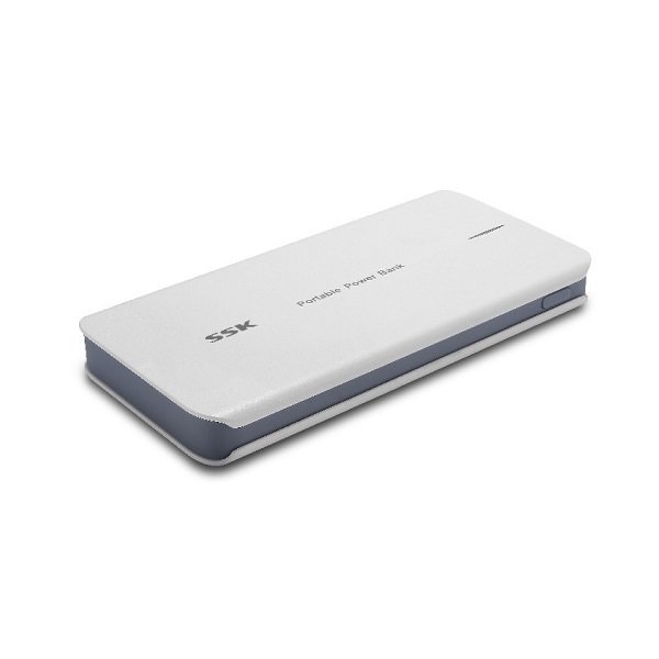 PowerBank - SSK - 10000mAh - Putih - Garansi 1 Tahun