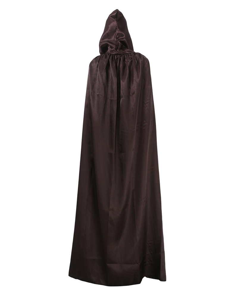 Powercreat Dewasa Halloween Death Kostum Jubah Wizard Jubah, Penyihir Jubah, Mage Jubah-Intl