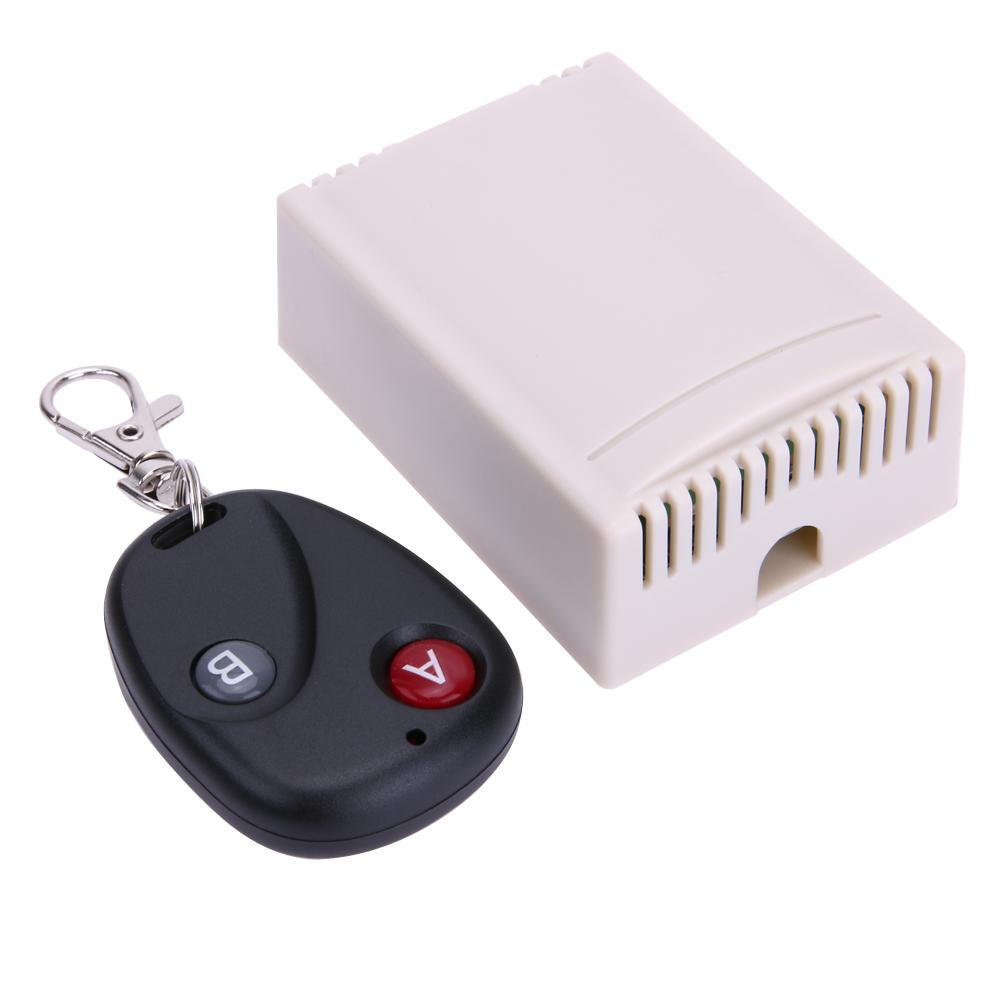 Practical Cross Type 2CH 433 MHz Saklar Pengontrol Jarak Jauh dengan Remote Control