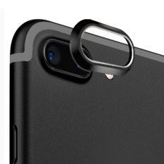 Mewah Praktis Aluminium Alloy Belakang Kamera Lensa Pelindung Cincin Guard Lingkaran Menutupi Lensa Protector Bumper Case Untuk Saya Ponsel 7 Plus Hitam
