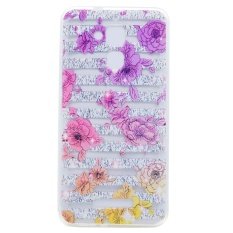 Premium Tahan Lama Lembut Casing TPU Penutup Untuk Asus Zenfone 3 Max ZC520TL (Warna-warni Bunga)