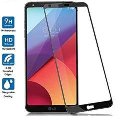 Premium HD Tempered Glass 9H For LG Q6 List Warna 2.5D 0.3mm Screen Protector - Hitam
