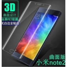 Premium HD Tempered Glass 9H For Xiaomi Mi Note 2 List Warna 3D 0.3mm Screen Protector - Bening