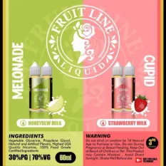 Premium Liquid Fruit Line - FruitLine Cupid Melonade 60ML 3MG E Vape /VAGANZA.