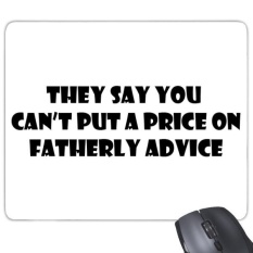 Tak Ternilai Harganya Ayah Saran Ayah Festival Kutipan Rectangle Non-Slip Karet Mousepad Permainan Mouse Pad Hadiah-Intl