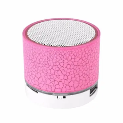 Prime Mini LED Bluetooth Speaker Cracked Colour Edition - Pink