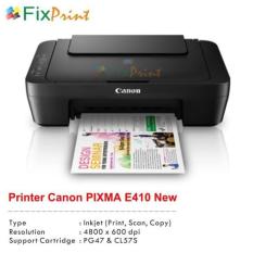 Printer Canon Pixma E410 E-410 E 410 All-In-One (Print- Scan- Copy) Peripheral Komputer