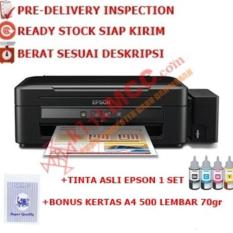 Printer Epson L360 Multifungsi Infus + Tinta + Kertas 1 Rim Peripheral Komputer