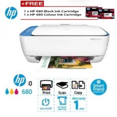 Printer Wireless Wifi Color Scanner Fotokopi Print dari Handphone Android iOS A4 Letter: HP Original Garansi 1 Tahun