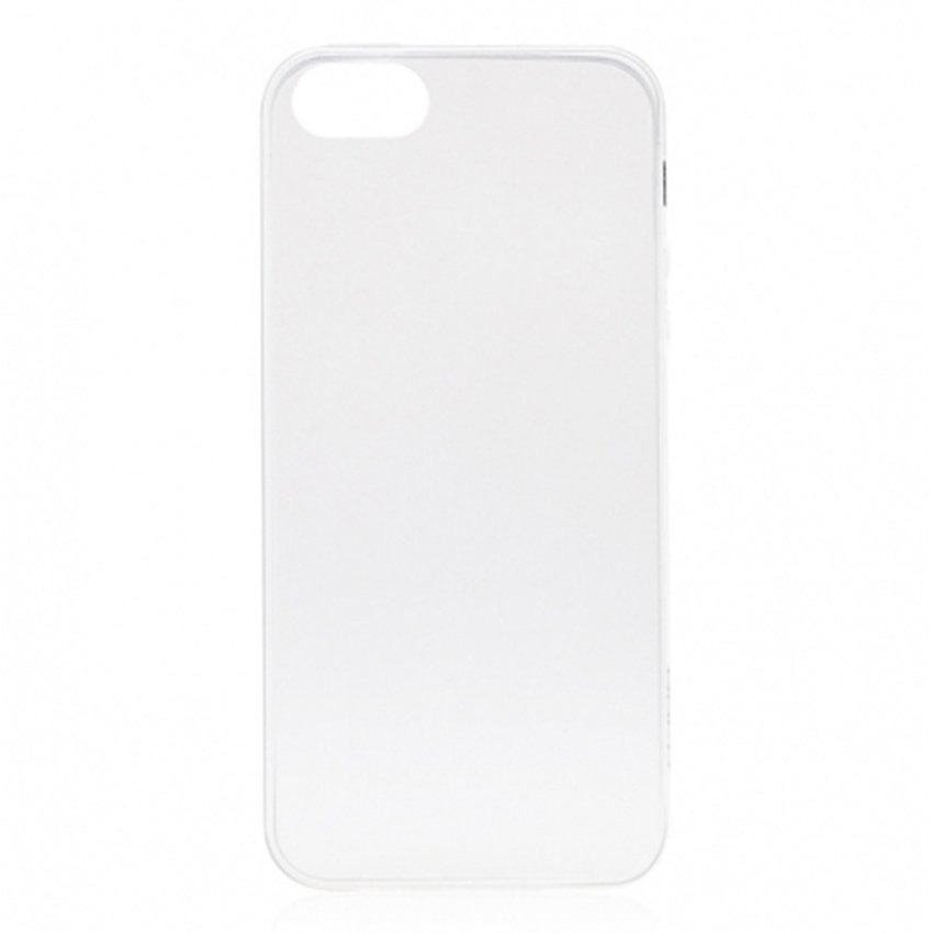 Priskila Ultrathin Softcase Untuk Iphone 5 Case Lentur Transparan Silicon Casing Cover - Putih Clear