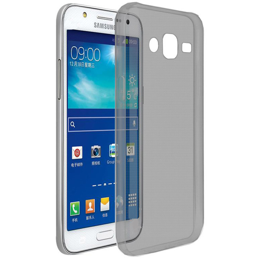 Priskila Ultrathin Softcase Untuk Samsung A3 A300 Case Lentur Transparan Silicon Casing Cover - Hitam