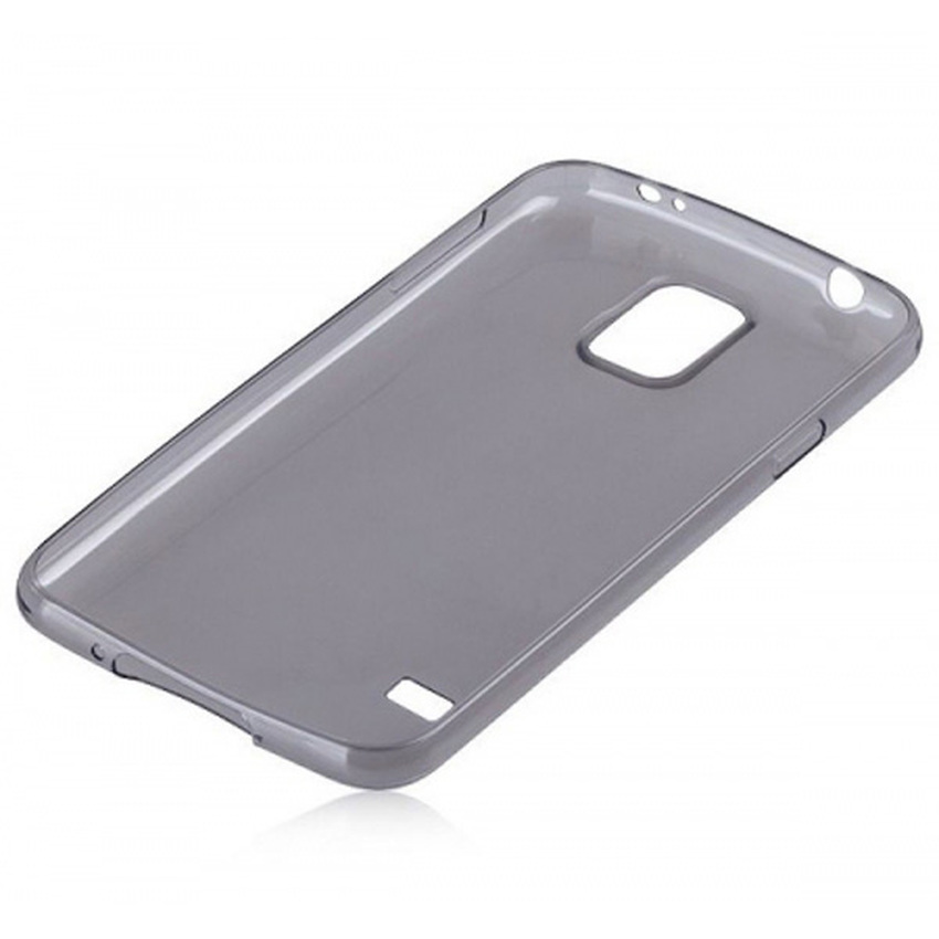 Priskila Ultrathin Softcase Untuk Samsung S5 Case Lentur Transparan Silicon Casing Cover - Hitam
