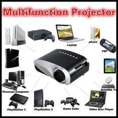 Pribadi Dual HDMI SD USB AV VGA Video Film Keluarga Proyektor Full HD Permainan Mudah Micro Proyektor EMP GP8S LCD mini Portable 4 K Home Theater-Intl