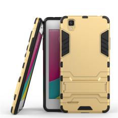 ProCase Shield Rugged Kickstand Armor Iron Man PC+TPU Back Covers for Oppo F1 Selfie Expert - Gold