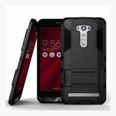 ProCase Shield Rugged Kickstand Armor Iron Man PC+TPU Back Covers for Asus Zenfone 2 Laser ZE550KL / ZE550KG - Full Black