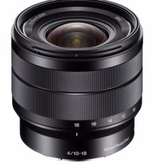 Produk SONY E 10-18mm F4 OSS Hitam Lensa Kamera