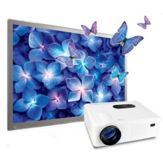 Profesional Proyektor Cheelux CL720 Projector HD Mantap TV Tuner LCD Projektor LED 3000 lumens WHITE
