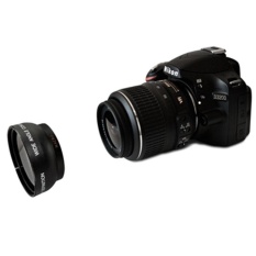 Profesional 52 Mm 2x Lensa Telefoto untuk Nikon D5100 D3200 D70 D40 DSLR-Internasional
