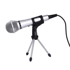 Kondensor Profesional Mikrofon Stand Ringan untuk PC Tripod Studio-Intl